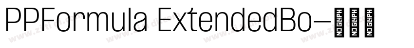 PPFormula ExtendedBo字体转换
